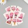 Cardboard "Peonies" set 10 pcs (5 types) 4x6 cm