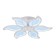 LED ceiling LED with Ambrella Light, Original, Fa459, 6xled, 90 watts, 6750LUM, 3000-6400K, white color.