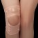 Silicone bandage for the knee joint, with magnets, beige color