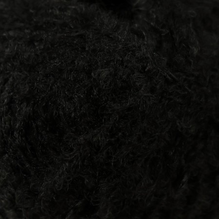 Knitting yarn "Deluxe" 100% polypropylene 140m/50g set 2 pcs - black-3