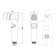Hygienic shower Lemark LM8088C, with a wall holder and hose, chrome