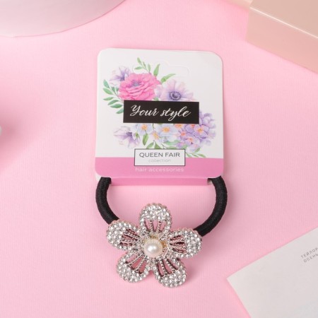 Hair gum "Vilma" chamomile, 5 cm