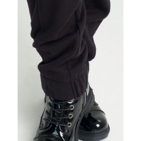 Pants for girls, height 110 cm, black color-5