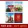 Notebook of 48 sheets in the Calligrata "Russia" cage, cover covered paper, block No. 2, whiteness 75% (gray sheets), mix