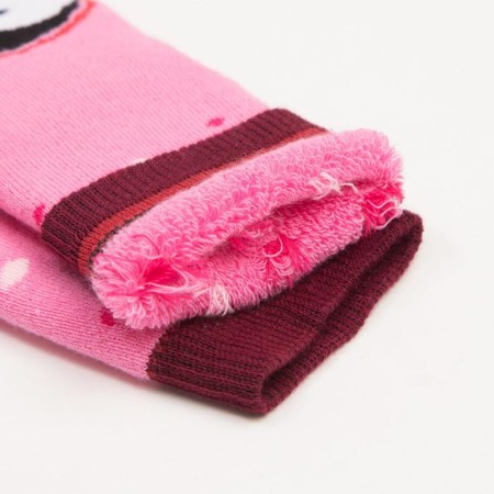 Noski children's terry, pink color, size 14-16-2