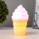 Night Plastic "Ice Cream in a glass" MIX LEDH1 7.5x7.5x14 cm Risalux