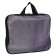 Folder with handles textile A4, 350 x 270 x 20 mm, calligrata "office", nylon 600D, gray tone 4