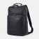 A backpack with a zipper, "saxi", outer pocket, black color