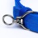 Four-layer collar with a swivel, 65 x 4 cm, Osh 54-60 cm, polyester, blue