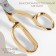 Portnovsky scissors, self -substituting, 8 ’’, 20 cm, gold color