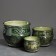 Set of pots 3pcs. "Athena" green: 12 l, 5 l, 2 l