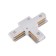 Connector for the Volpe, Q122, G31, T-shaped, single-phase, white
