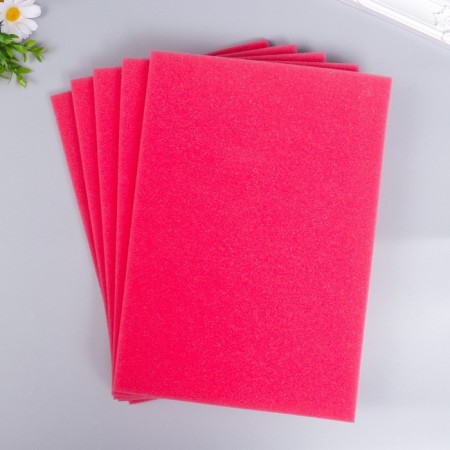 Foamen for creativity "red" thickness 1 cm 21x30 cm