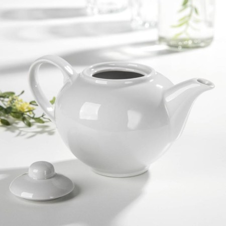 Teapot "Success", 550 ml, white color-1