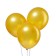 Latex ball 12 ", metal, set 12 pcs., Golden color