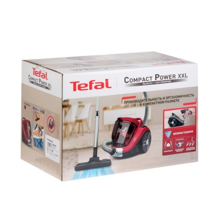 Vacuum cleaner Tefal TW4853EA, 550 W, 2.5 l, black/red-17