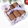 New Year. Set of terry towels "Gingerbread" 30x30 cm - 3 pcs, cotton 340g/m2