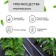 Mulching material, 10 × 3.2 m, density 80 g/m², spanbond with UV stabilizer, black, Greengo, economy 30%