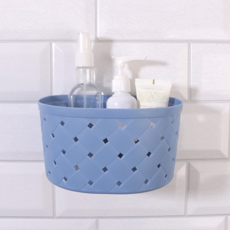 Organizer for storage, hinged, 1 section, with adhesive hooks, 16.5 × 12 × 9 cm, color mix-2