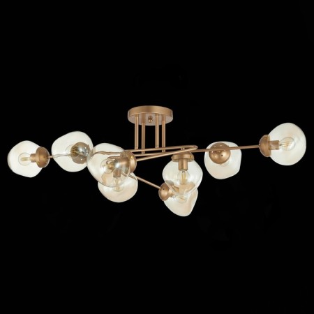 Ceiling EVOLUCE lamp. Sle155702-08. More. 8x40 watts, E14, 100x64x34 cm, golden color-3