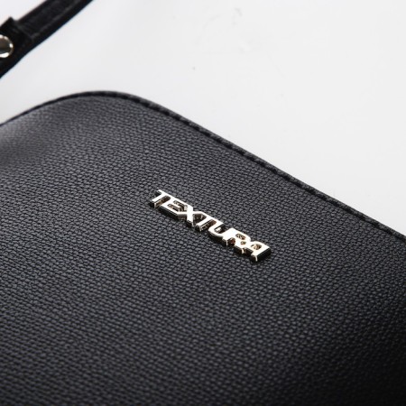 Women's bag over the shoulder Textura, small size, black color-5