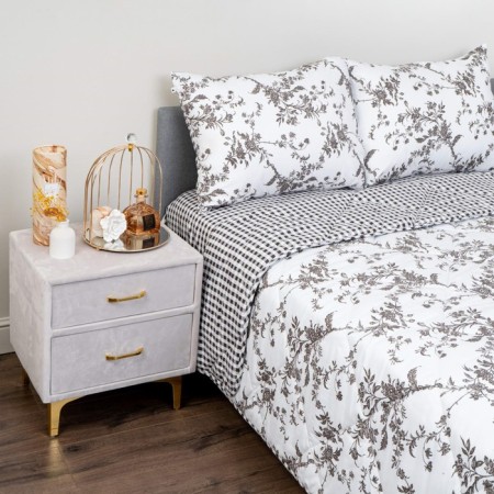 A set with a blanket euro Sofi de Marko "Massimo", size 230x250 cm, 200x220 cm, 50x70 cm - 2 pcs-1