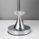 Table lamp "ALOR" 1x40W E27 Chrome /gray 21x21x36 cm Risalux