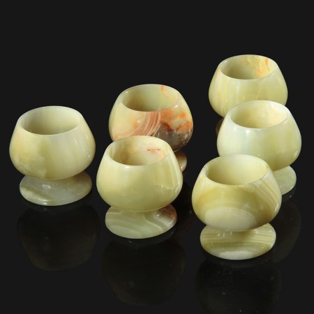 Set of glasses "Grace", 6 pcs 5x5 cm, onyx