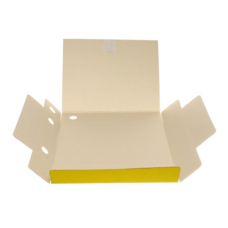 Archive folder with Calligrata ties, microgofrotcard, 70 mm, up to 700 l, yellow-8