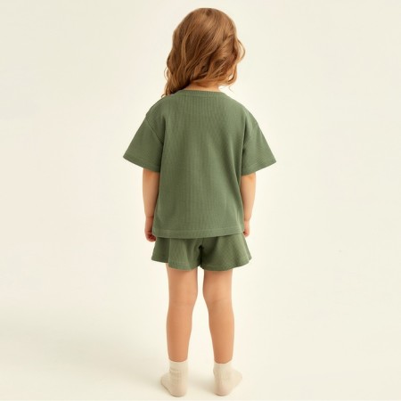 Pajama Children's SL Home P 34 (122-128), olive-12