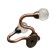The hook for the curtains "tundra" ks007, one -rod, color copper