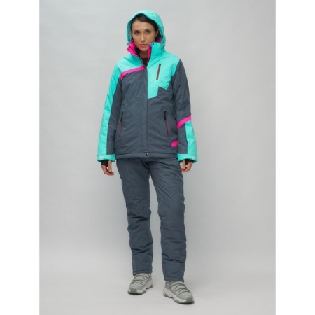 Ski suit, size 42, turquoise color-20