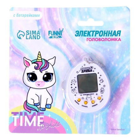 Electronic game Time to Shine, 168 characters, on a blister-9
