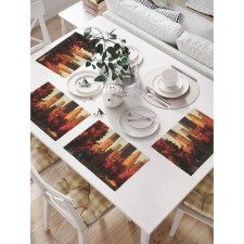 A set of napkins for setting the table 