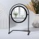 Bohemia desktop mirror, D mirror surface 14.5 cm, black color