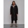 Coat insulated bilateral female, size 44, black color
