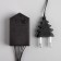 Garland “thread” 10 m, IP20, dark thread, 100 LED, green glow, 8 modes, 220 V