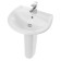 ATTICA 55 washbasin, chrome white, VKS