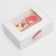 Box for eclairs, confectionery packaging, 2 inserts, “sweet life”, 15 x 10 x 5 cm