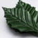 Decor for creativity "leaves dark green" set of 10 pcs 9x4.5 cm