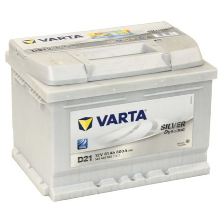 Battery VARTA 61 Ah, reverse polarity Silver Dynamic 561 400 060