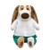 Soft toy "Bartolome", in a snow -white shirt, 27 cm