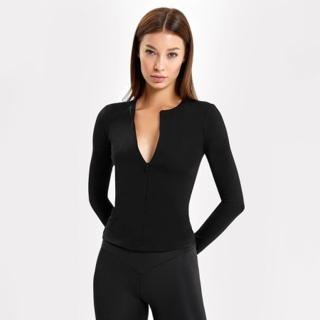 Female jumper, black color, size 48 (l)
