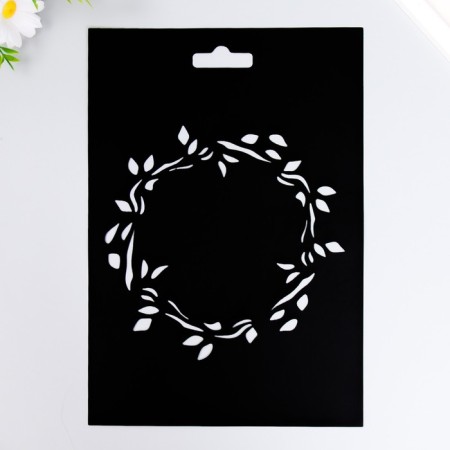 Plastic stencil "frame" 20x29cm