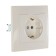 Smartbuy Rosette "Venus", 16 A, single, hidden, with salary, white