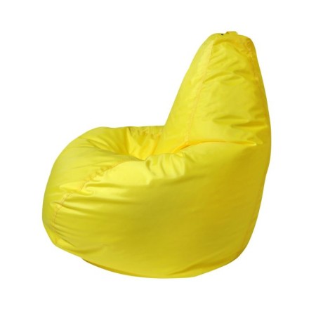 Armchair - a bag "drop s", diameter 85 cm, height 130 cm, yellow color-3