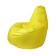 Armchair - a bag "drop s", diameter 85 cm, height 130 cm, yellow color