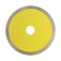 Diamond disk for cutting and grinding tundra, for noisy at 45 degrees, continuous, 125 mm