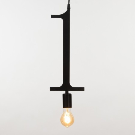 Bayerlux lamp "Figure 1" E27 40W Black 35x15 cm-2