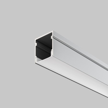 Aluminum profile of the Led Strip Alm-2020-S-2M, 200x2x2 cm, silver color-1